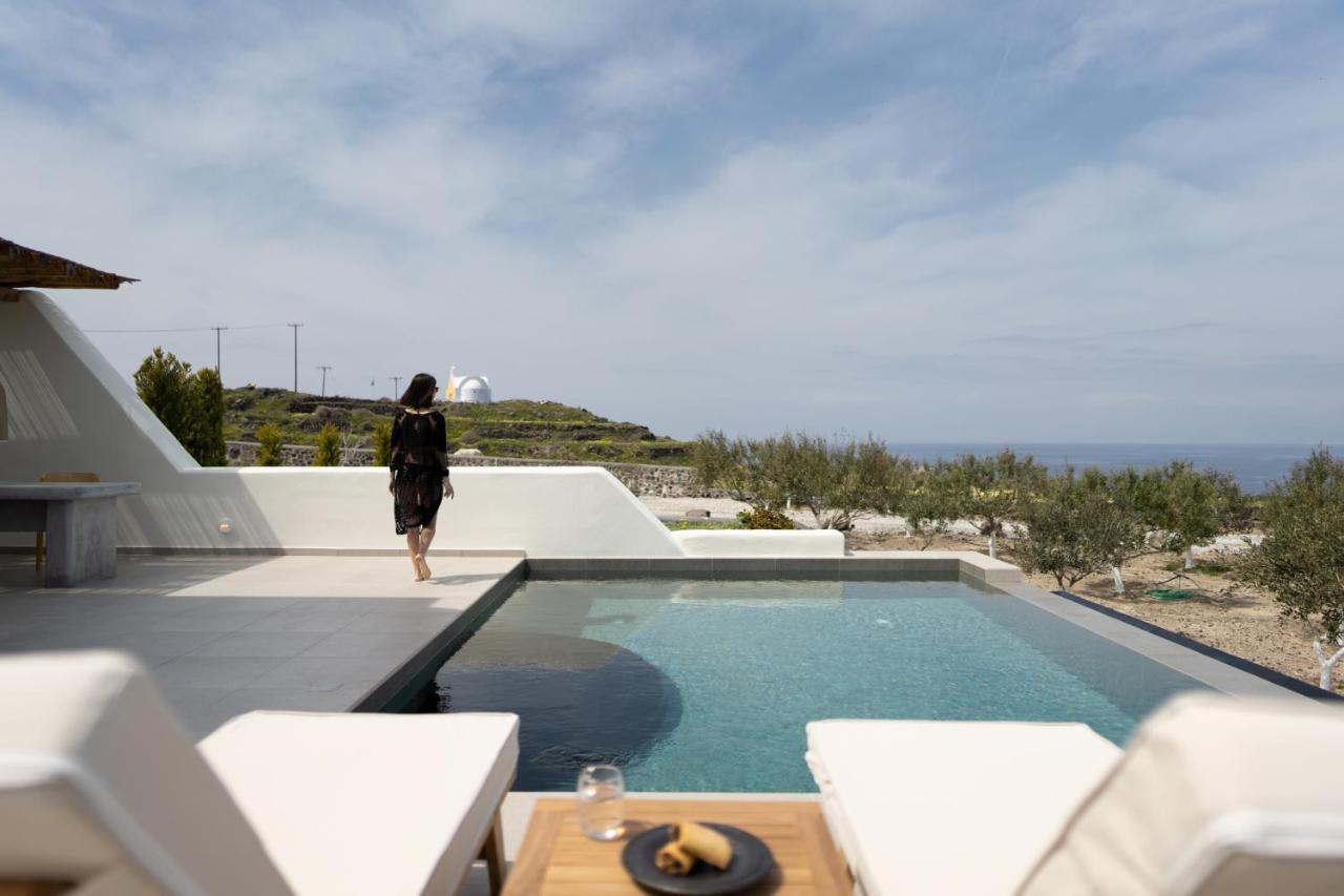 Saint John Oia-Exclusive Private Heated Pool Villas Ngoại thất bức ảnh