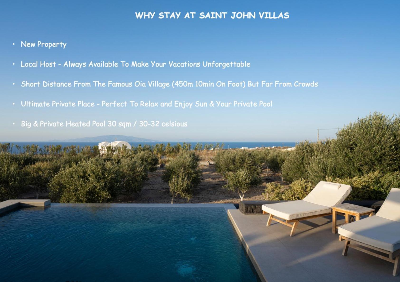 Saint John Oia-Exclusive Private Heated Pool Villas Ngoại thất bức ảnh